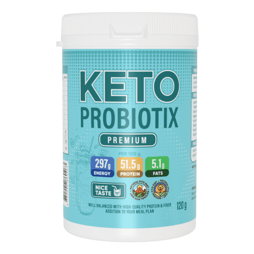 Keto Probiotix Premium Weight Loss Supplement - 120g chocolate powder